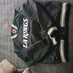 Mitchell & Ness Black Jacket with White Accents
